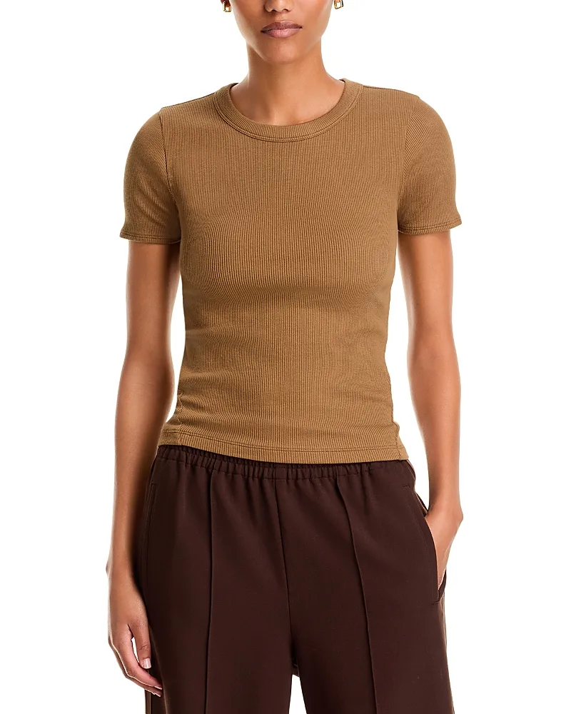 The Essential Rib Crewneck Tee