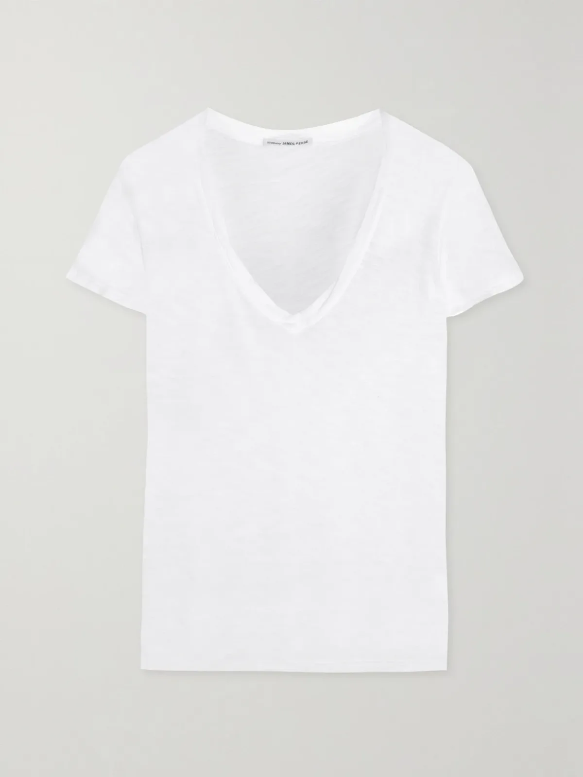 - Casual Slub Cotton T-shirt -