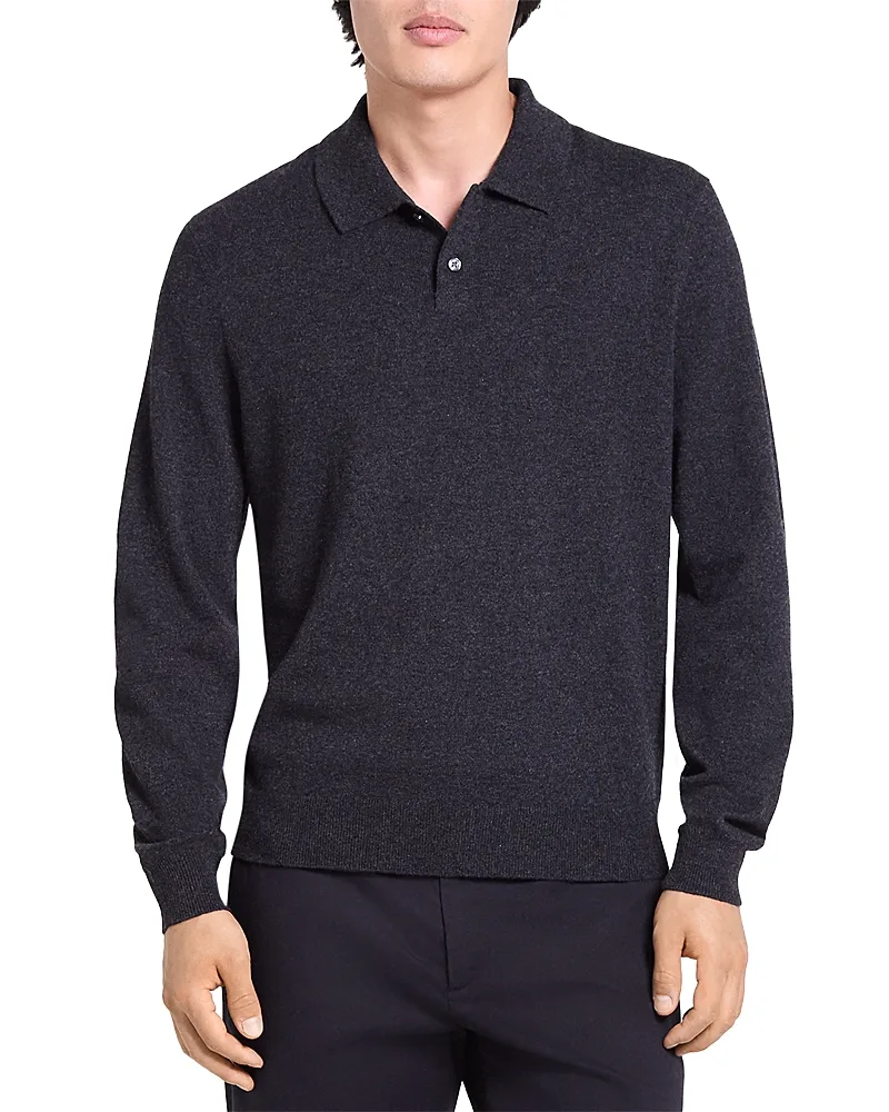 Wool Blend Sweater Polo
