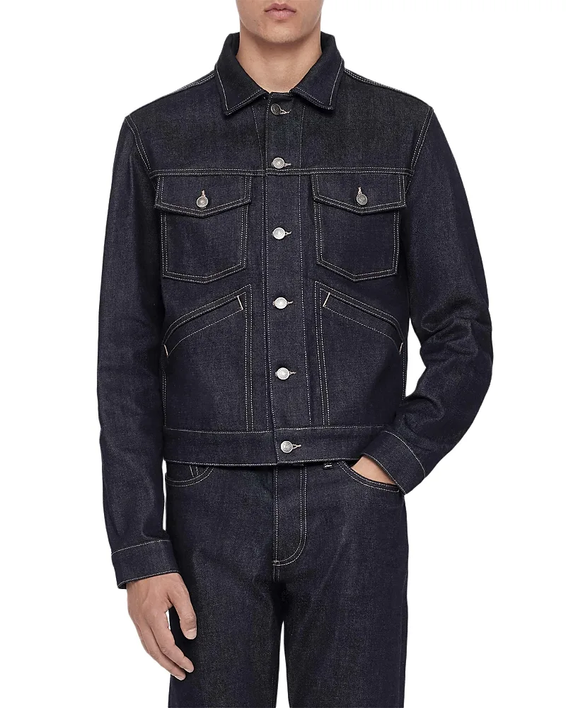 Cotton Pocket Trucker Jacket