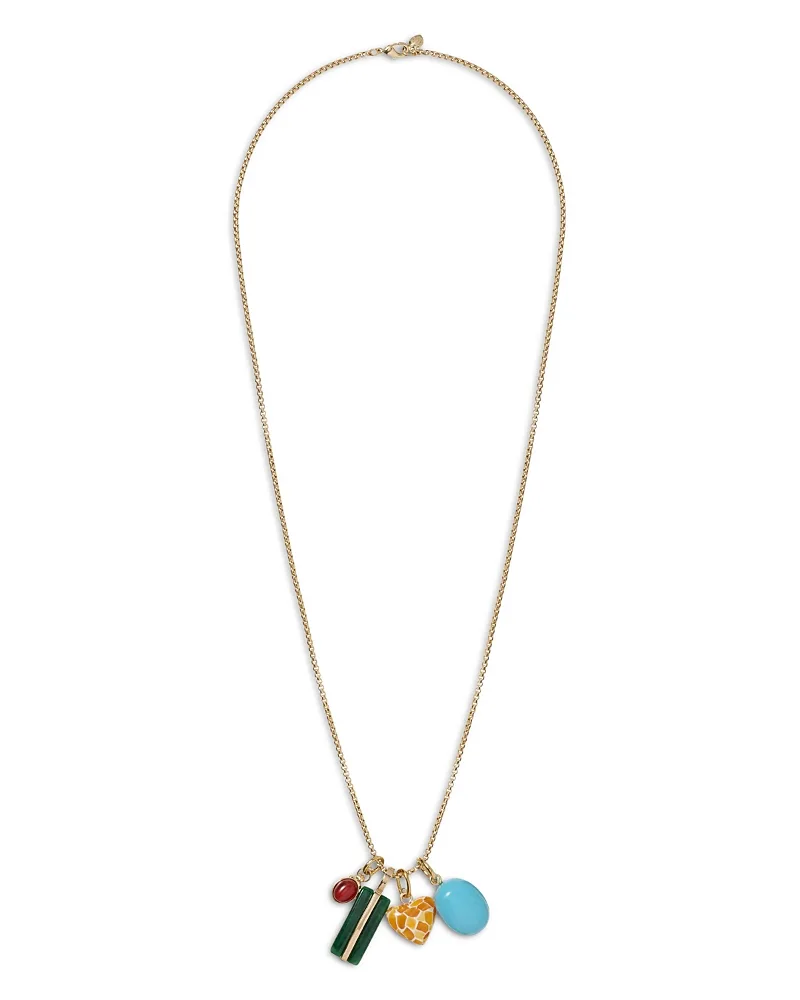 The Collectibles Multi Charm Pendant Necklace, 28"