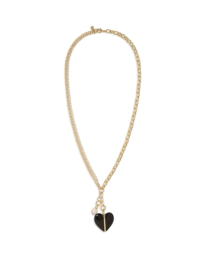 The Double Charm Pendant Necklace, 26" by Roxanne Assoulin