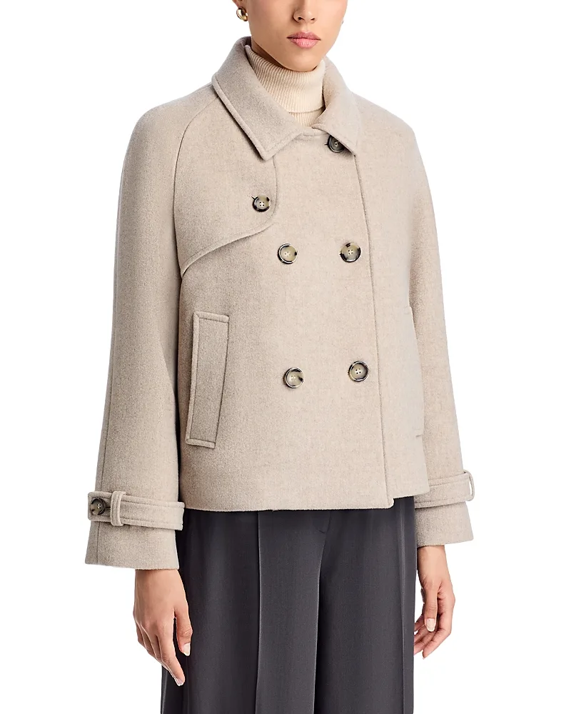 Cinzia Rocca Short Double Breasted Jacket - Stone