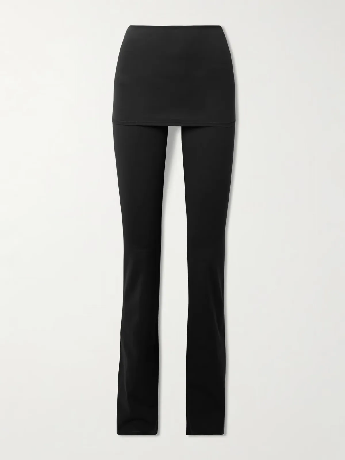 - + Nike Foldover Slim Flare Legging - Obsidian
