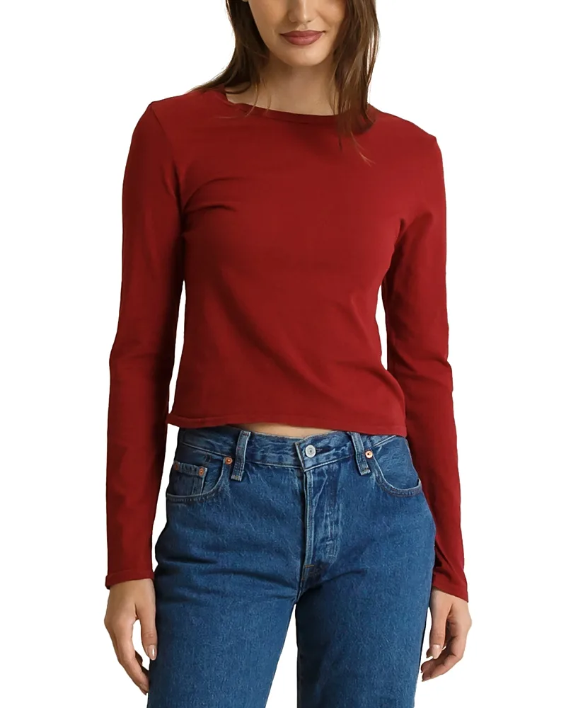 Lisa Cotton Long Sleeve Tee