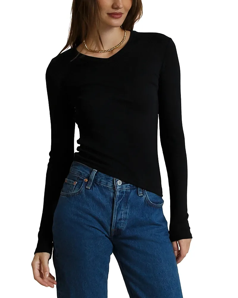 Bianca Fitted Long Sleeve Tee