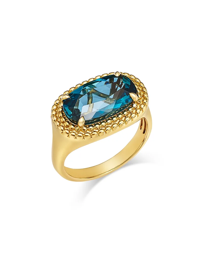 London Blue Topaz Ring in 14K Yellow Gold by Bloomingdales Fine Collection