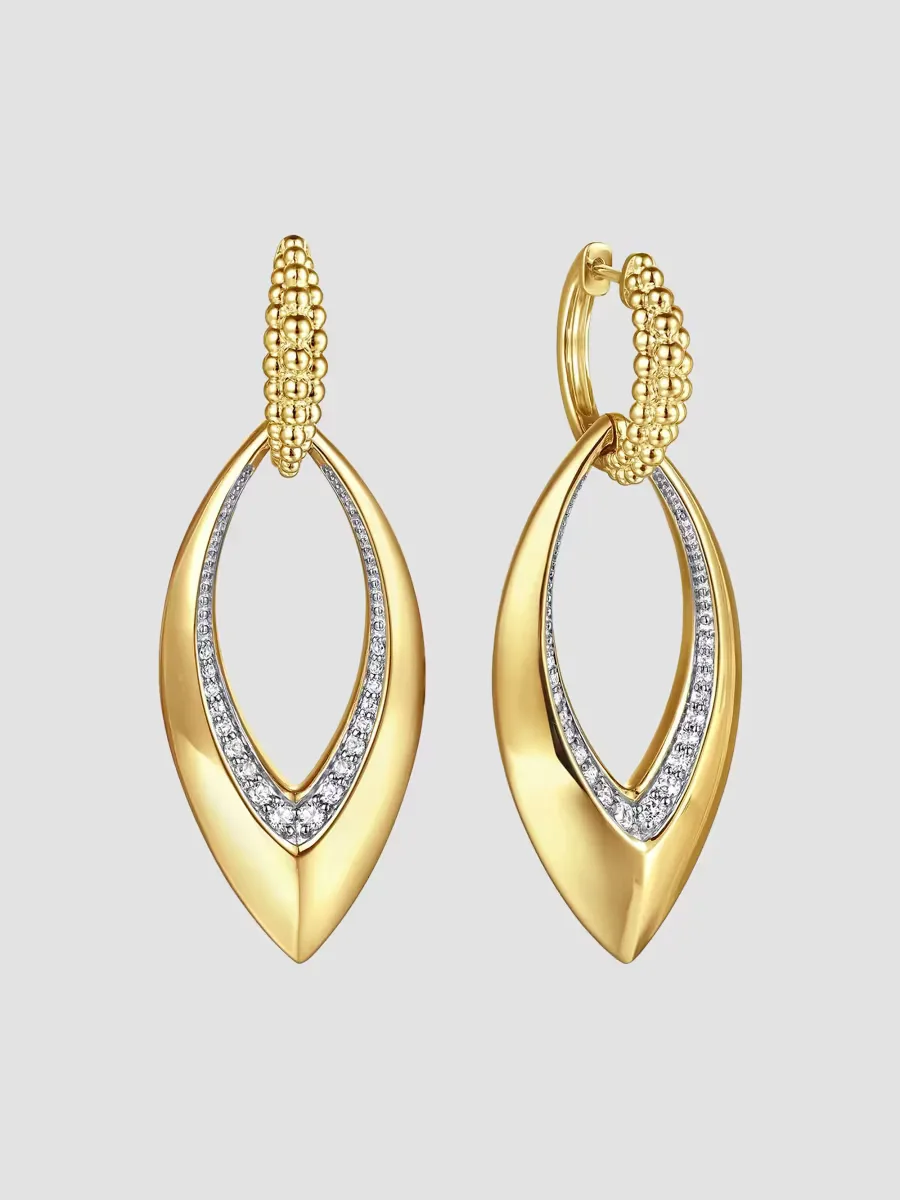 Bujukan 14K Yellow Gold & 0.50 TCW Diamond Drop Earrings by Gabriel