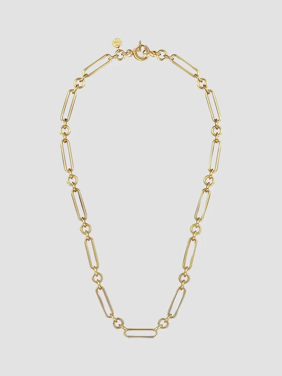 14K Yellow Gold Chain Necklace by Gabriel