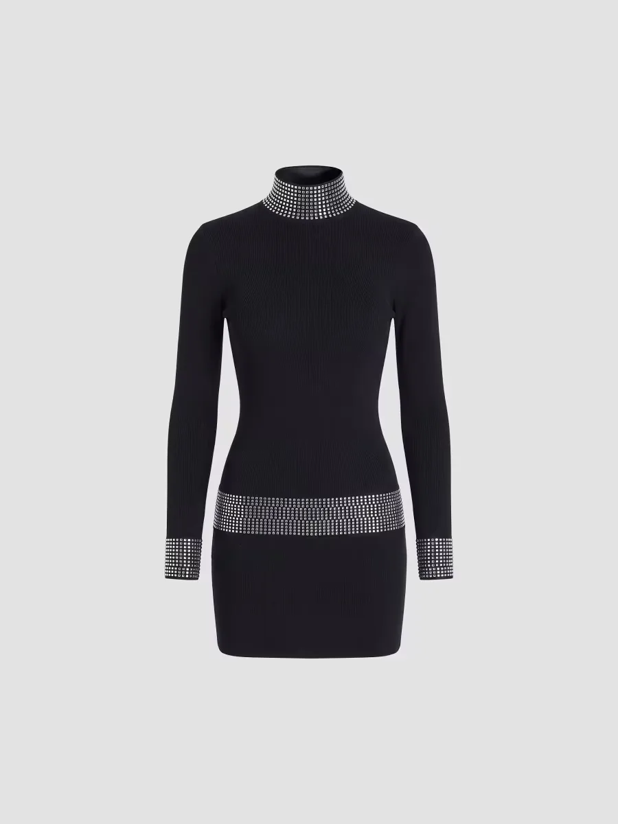 Naema Embellished Knit Mini Dress