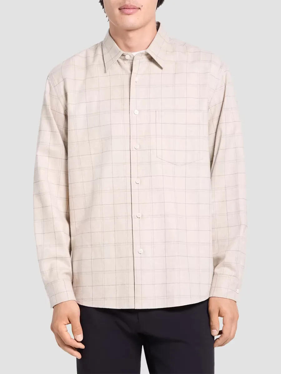 Weekend Check Cotton Flannel Shirt