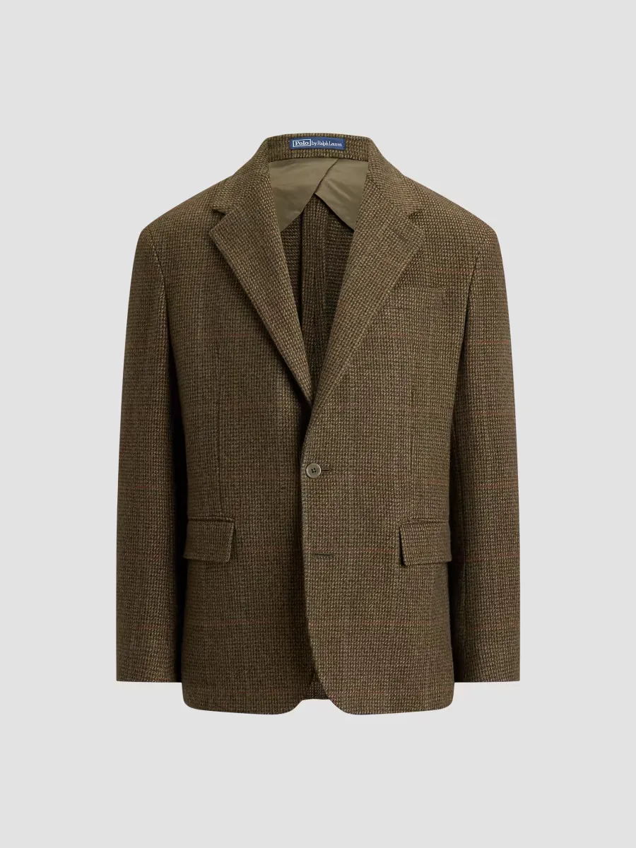 Heyworth Tick-Weave Wool Tweed Jacket