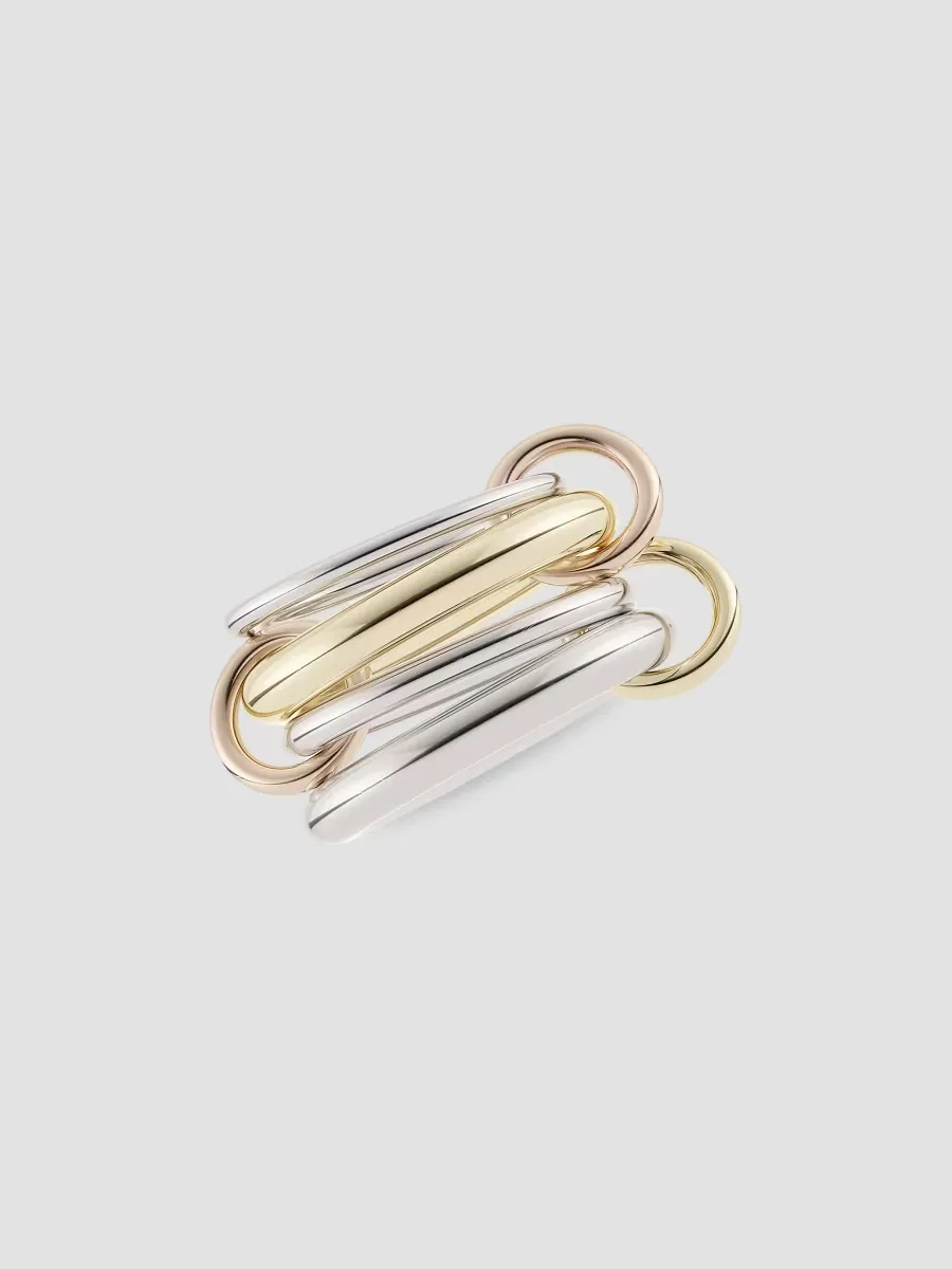 Cici Two-Tone Sterling Silver 5-Link Ring by Spinelli Kilcollin