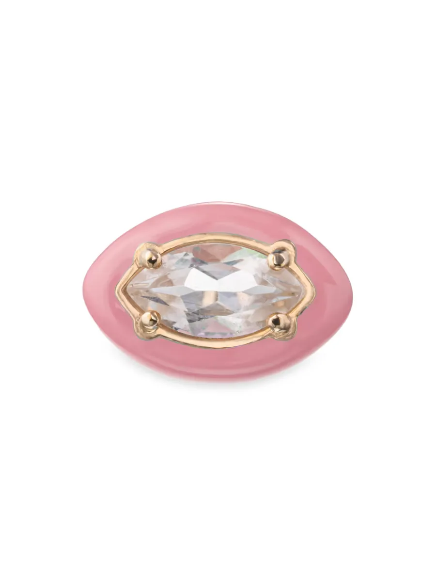 Flower Runk Goldtone Groovy Er by Bea Bongiasca