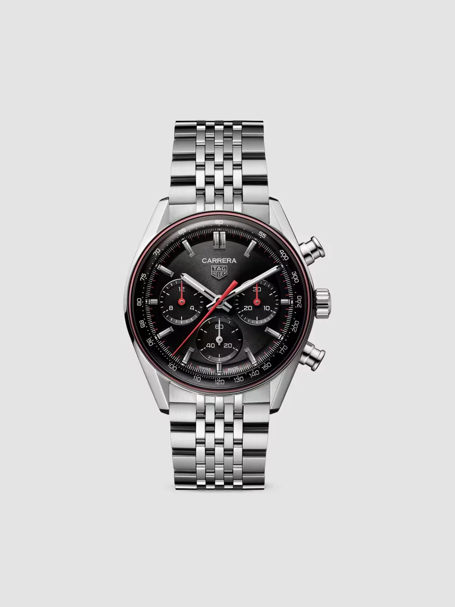 Carrera Stainless Steel Chronograph Watch/41MM by TAG Heuer
