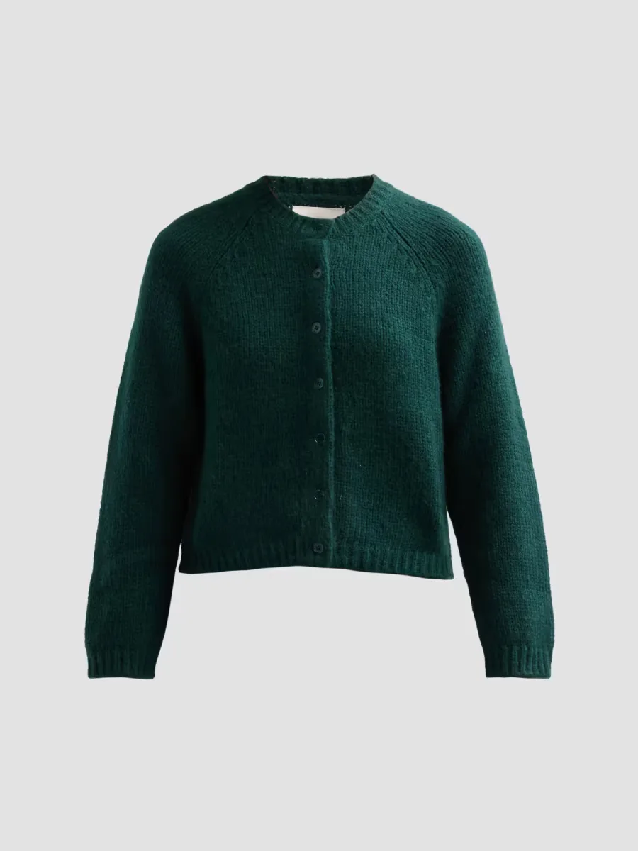 Darcy Merino Wool-Cashmere Cardigan