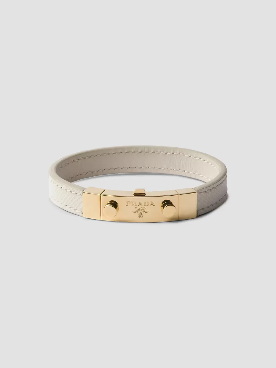 Prada Saffiano Leather Bracelet by Prada