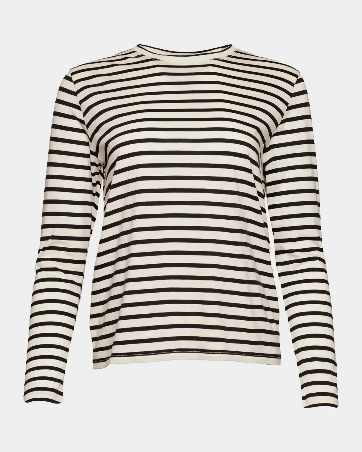 Striped Long-Sleeve Cotton T-Shirt