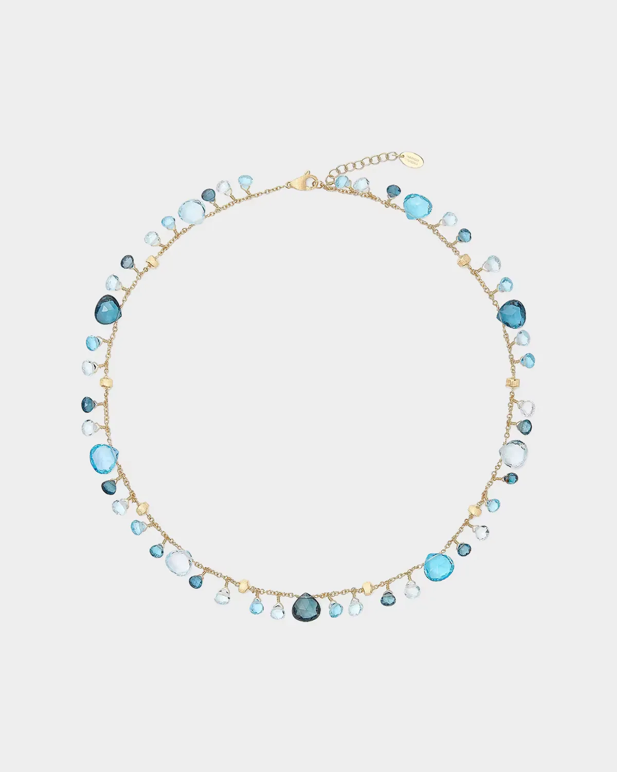 Paradise 18K Yellow Gold Mixed Topaz Single-Strand Necklace by Marco Bicego