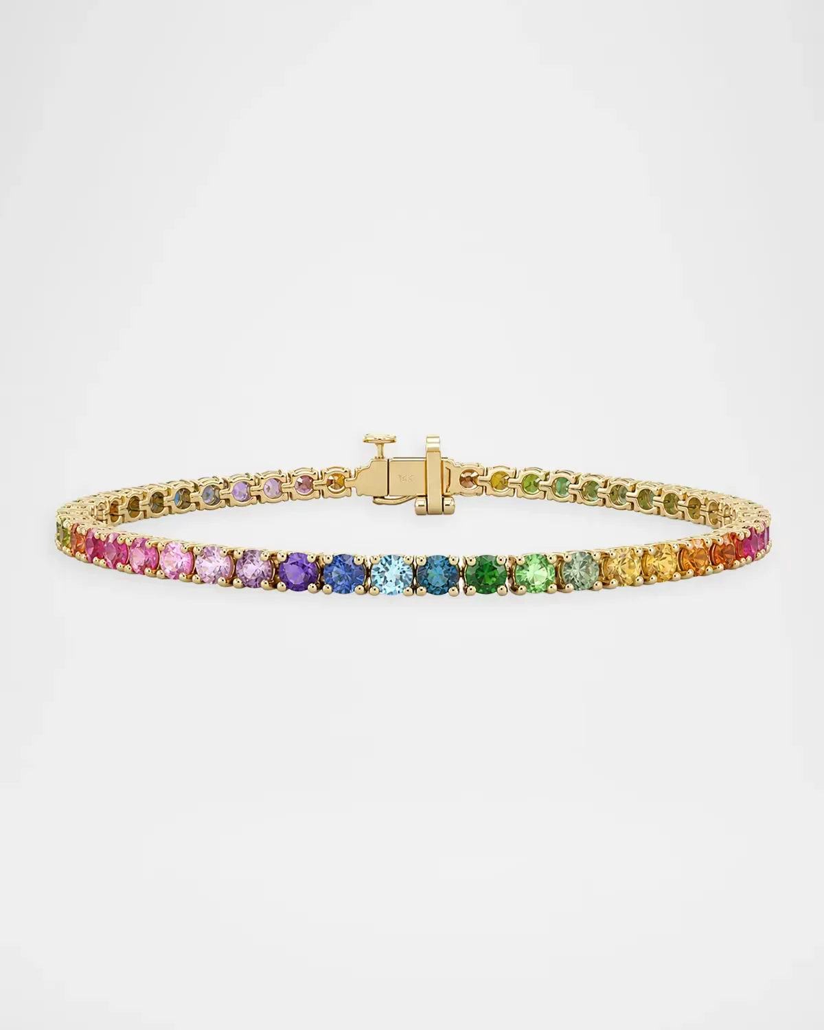 14K Kaleidoscope Tennis Bracelet by Wren