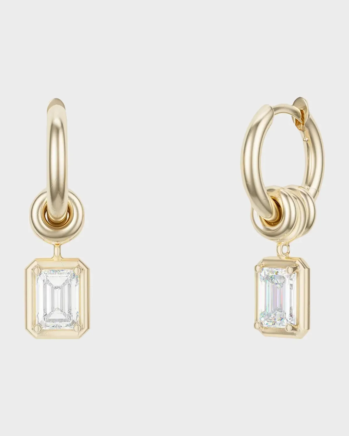 Zahra 18K Yellow Gold Earrings with Diamonds by Spinelli Kilcollin