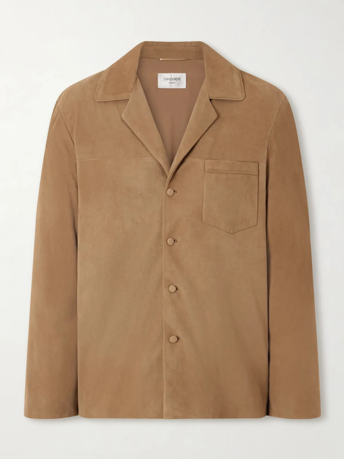 - Suede Shirt - by SAINT LAURENT