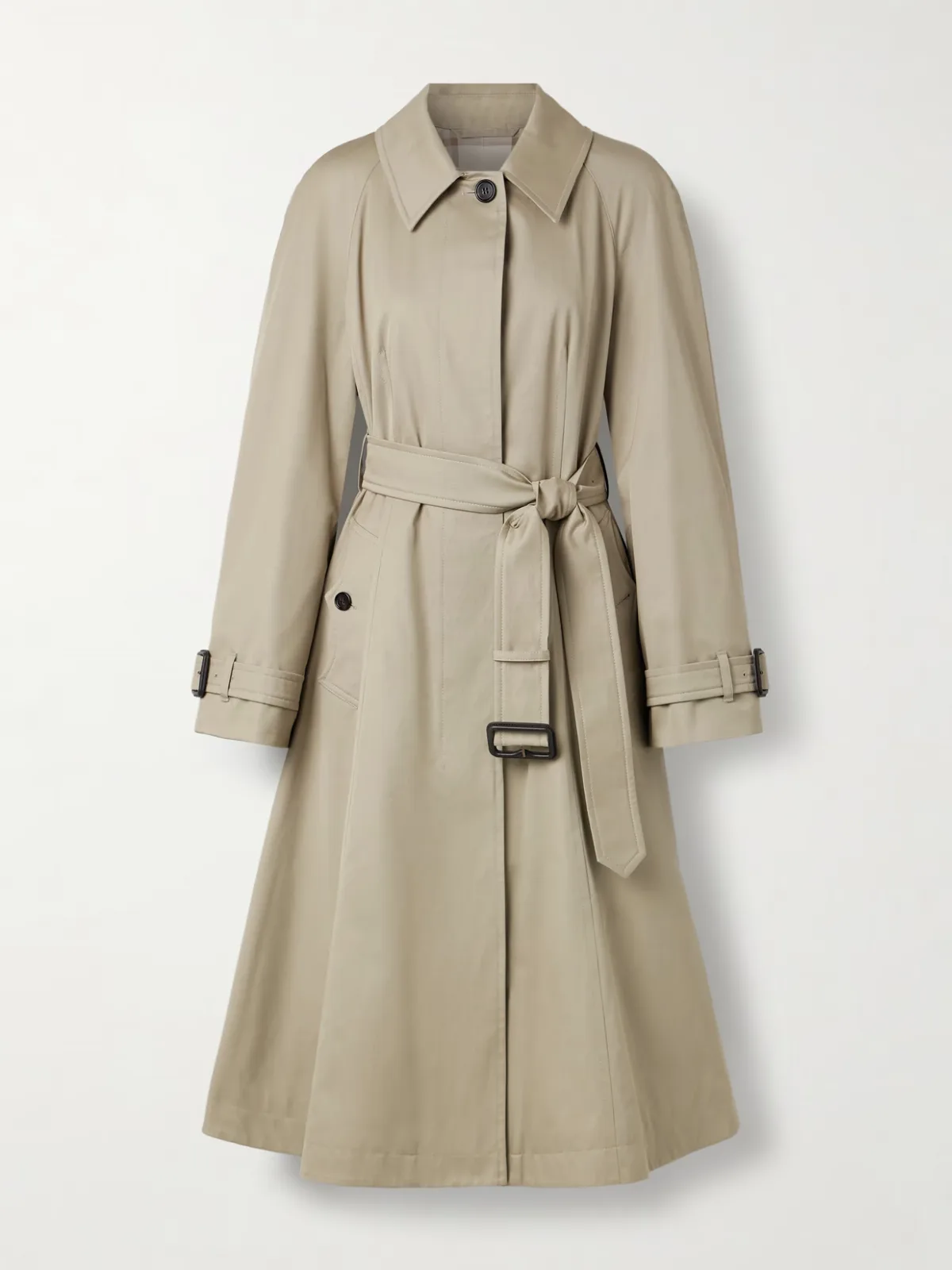 - Ellingham Belted Cotton-gabardine Trench Coat -
