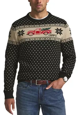 Holiday Truck Crew Sweater