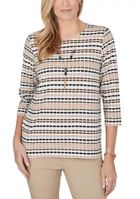 Cityscape Biadere Texture Top