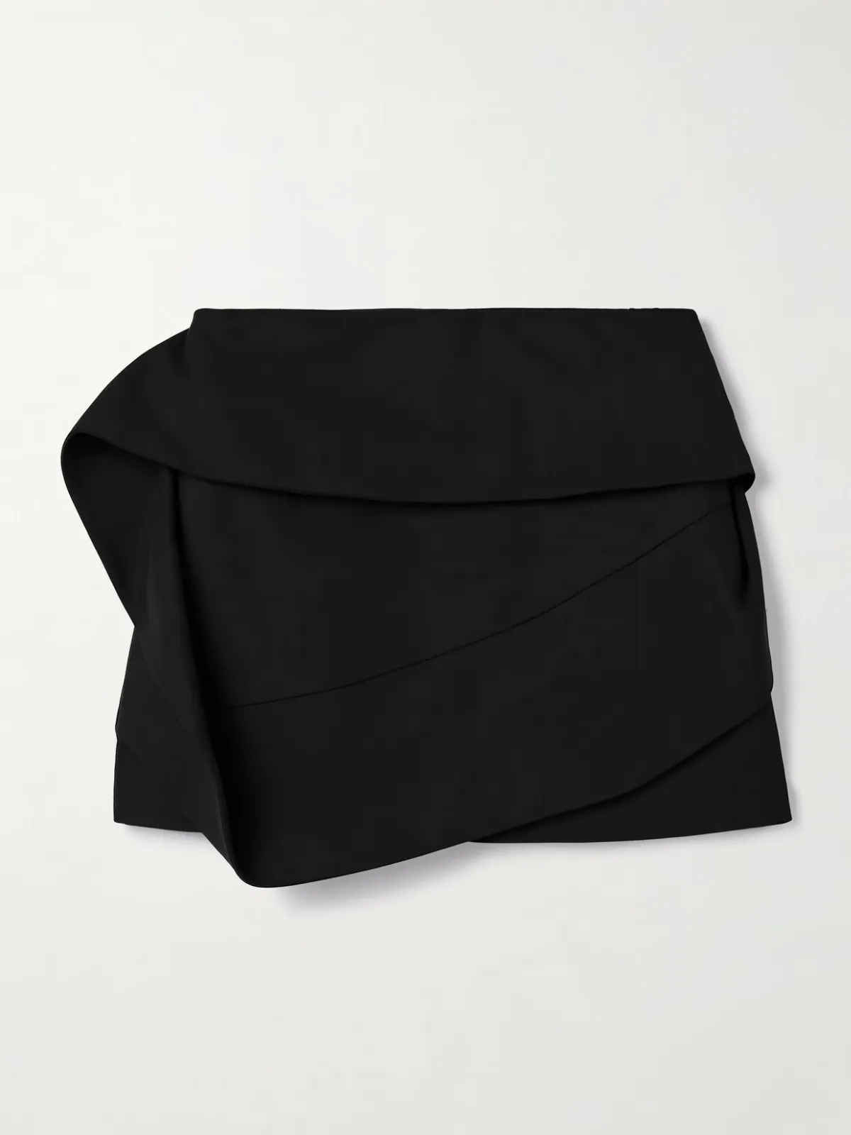 - Draped Crepe Mini Skirt - by Ferragamo