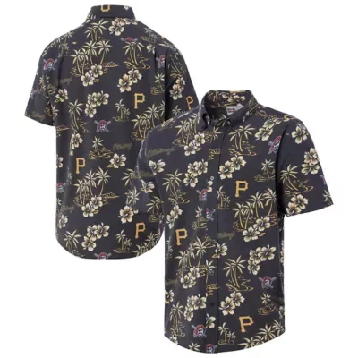 MLB Pittsburgh Pirates Kekai Performance Tri-Blend Button-Down Shirt