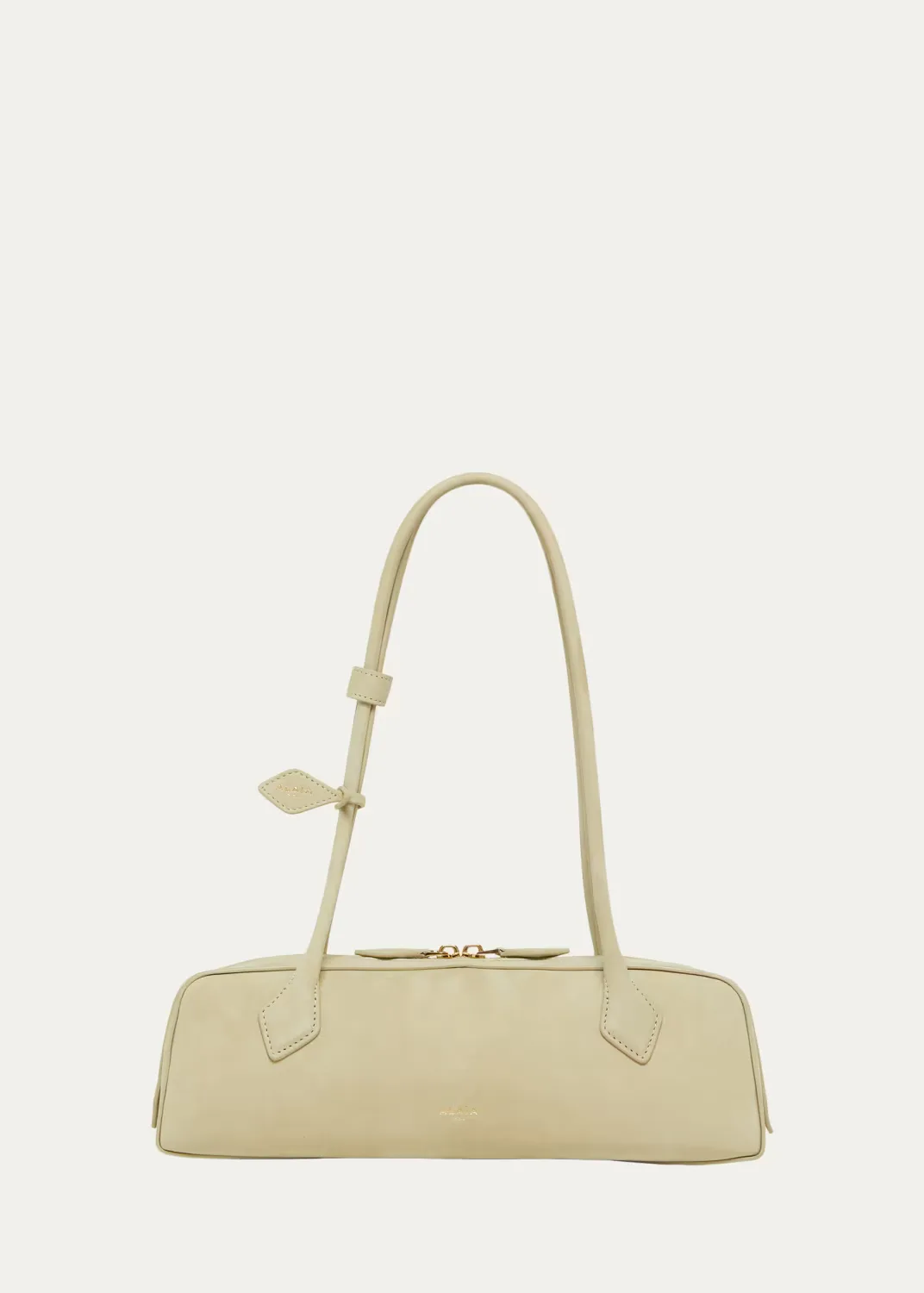 Le Teckel Medium Suede Shoulder Bag