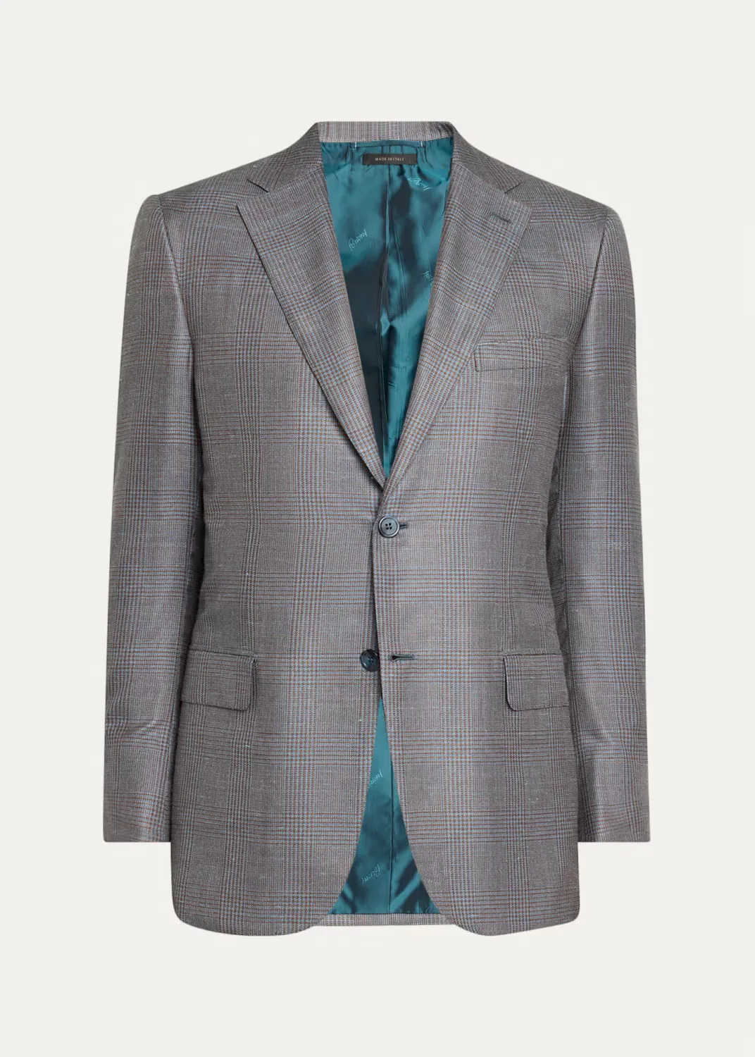 Prince of Wales Single-Breasted Sport Coat