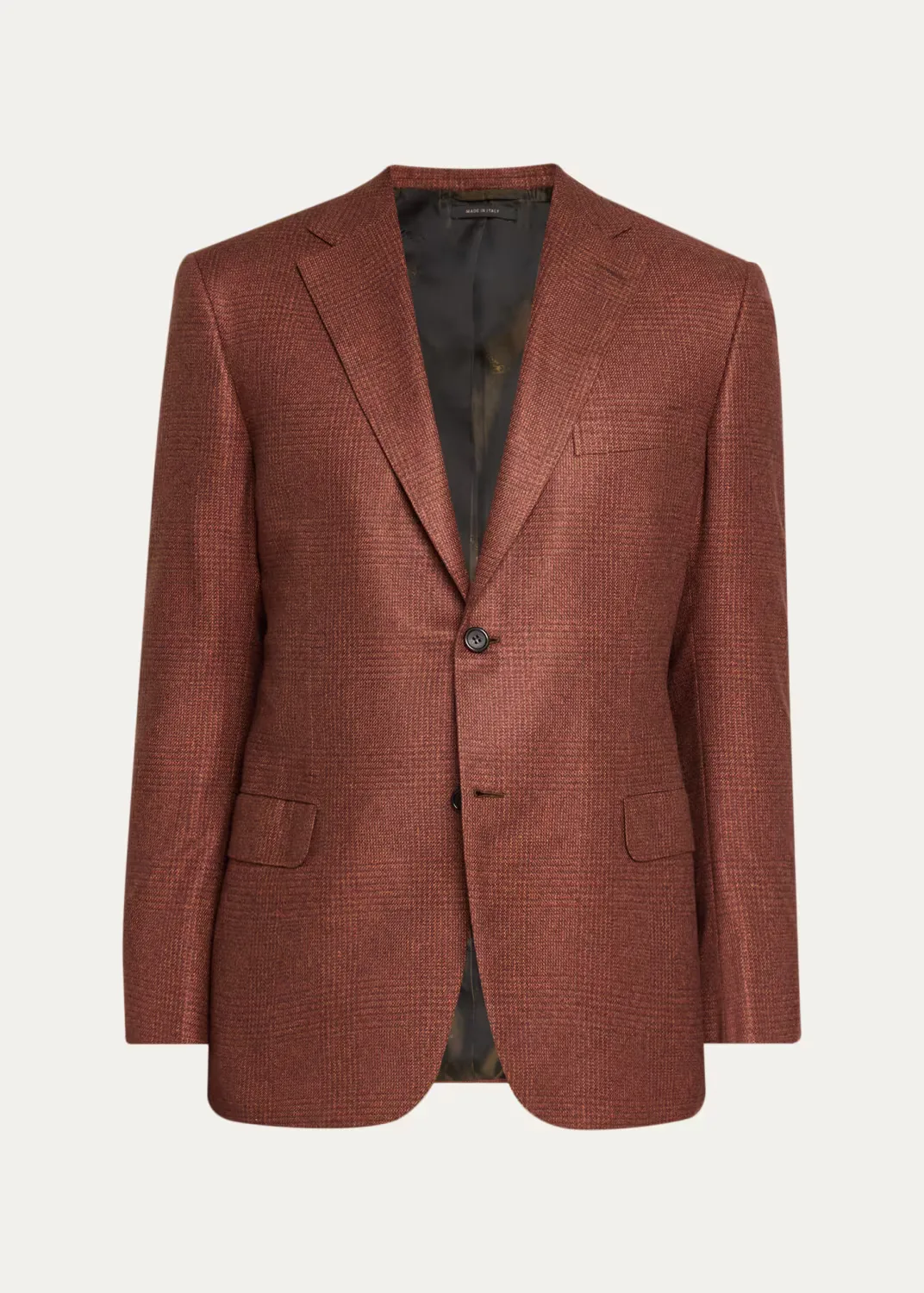 Silk and Cashmere Prince of Wales Sport Coat
