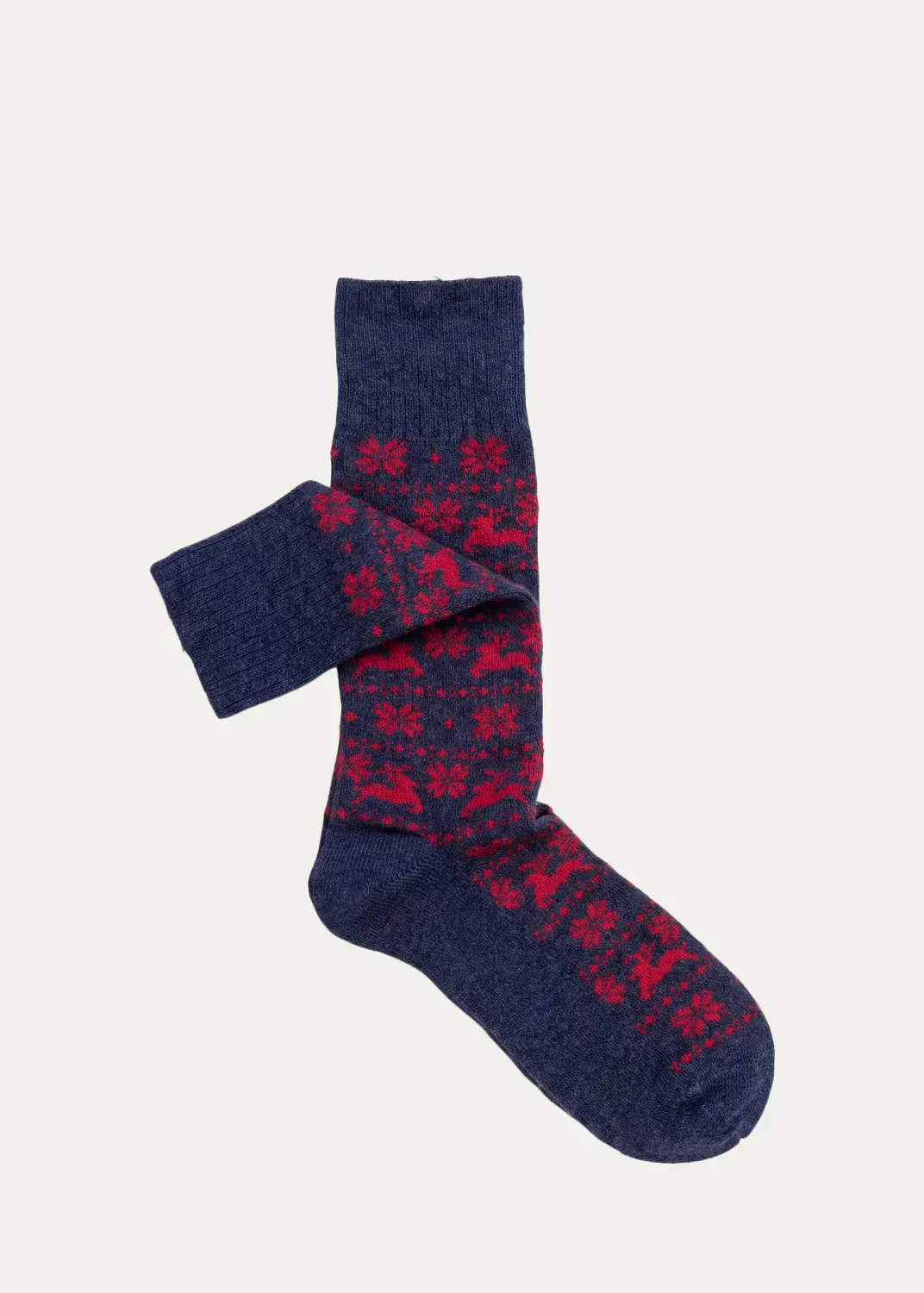 Fair Isle Crew Socks
