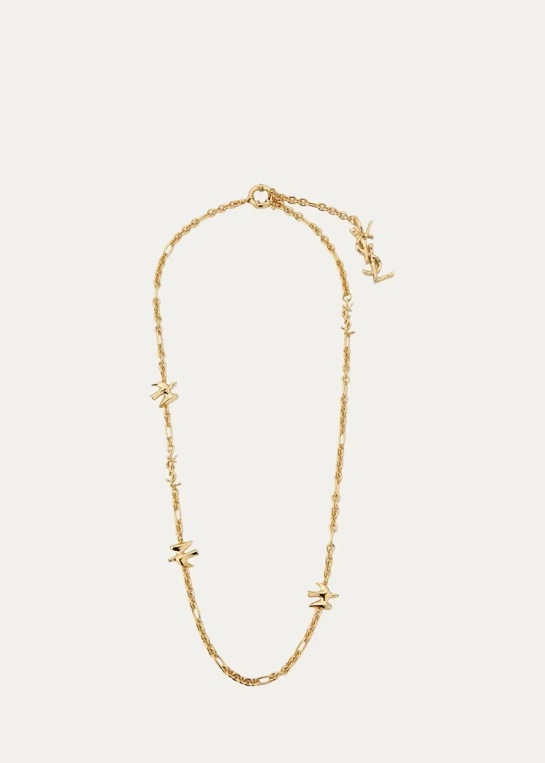 YSL Dove Chain Necklace by Saint Laurent