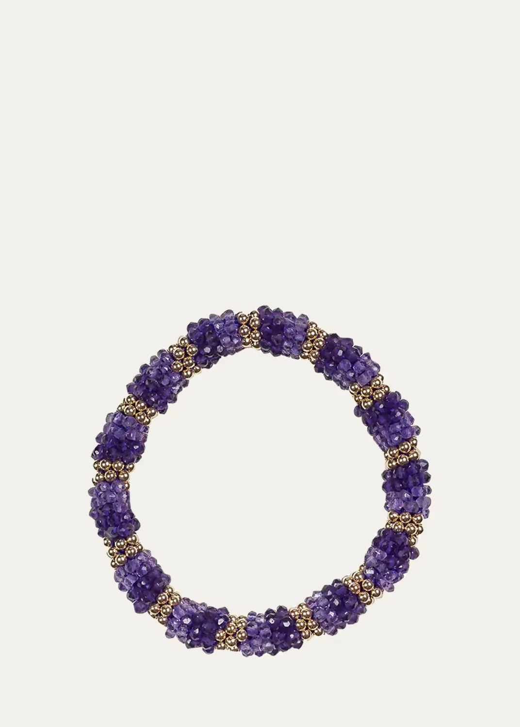 Sadie 14K Yellow Gold & Amethyst Bracelet