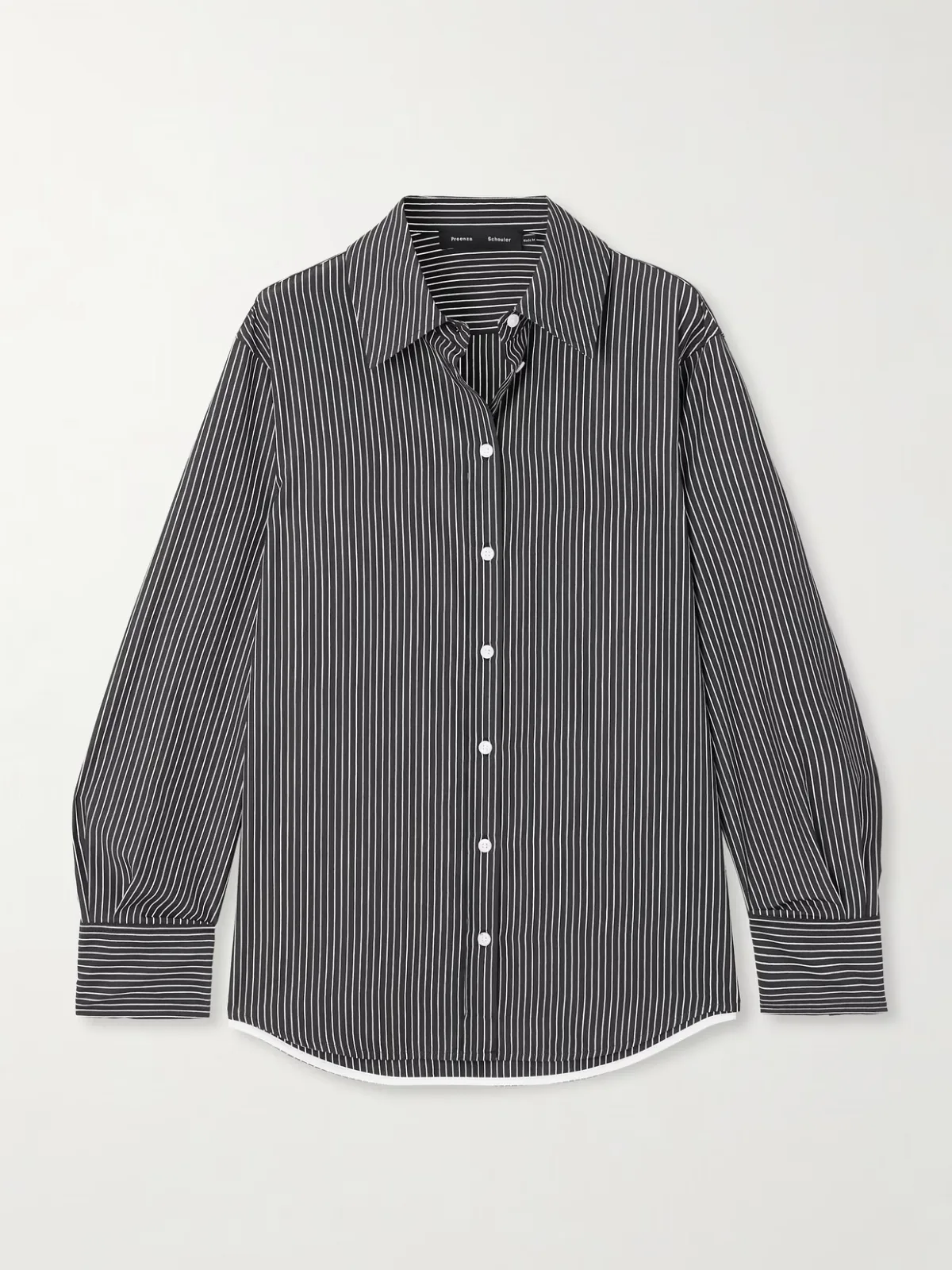 - Lyndsey Striped Poplin Shirt -