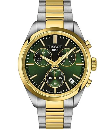 Pr100 Quartz Chronograph 40mm Stainless Steel Watch by Tissot