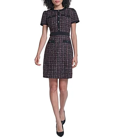 Tweed Sheath Dress