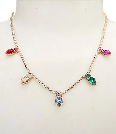 Holiday Lights Statement Necklace by Merry & Bright