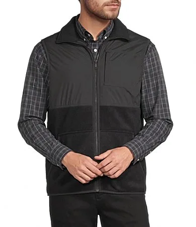 Fleece Collared Vest