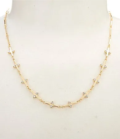 Waterproof Stone and Stick Collar Necklace by Anna & Ava