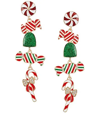 Holiday Mixed Candy Drop Earrings