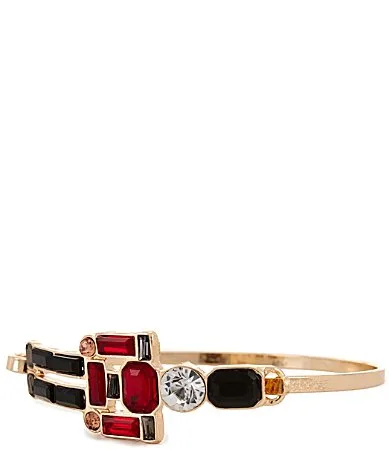 Stone Nutcracker Bangle Bracelet