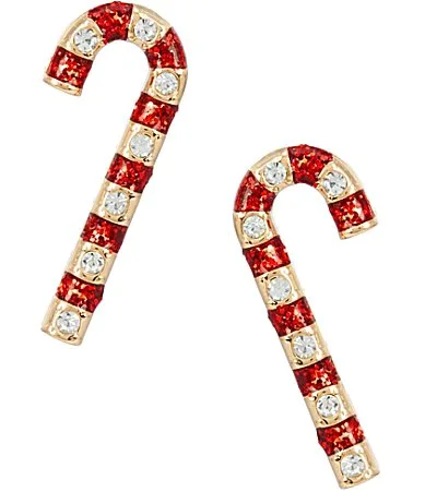 Candy Cane Drop Earrings