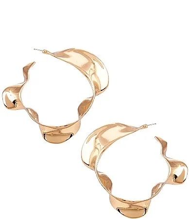 Loopy Hoop Earrings by Natasha Accessories