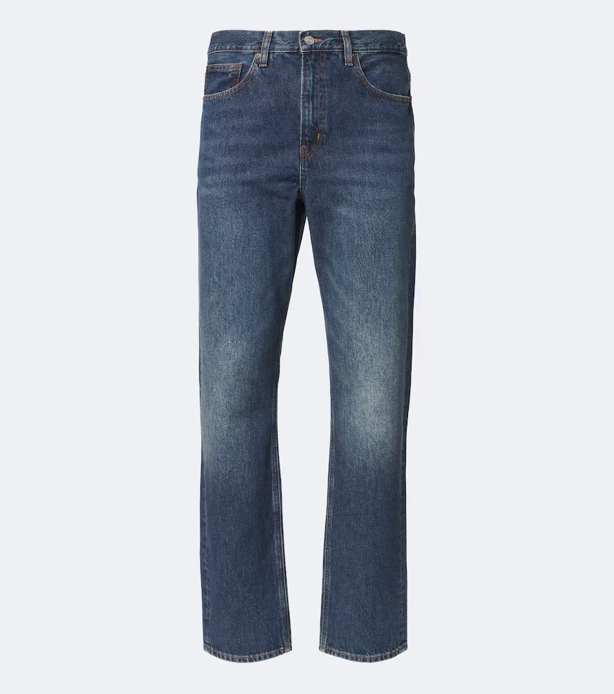 Classic Faded Straight Jeans
