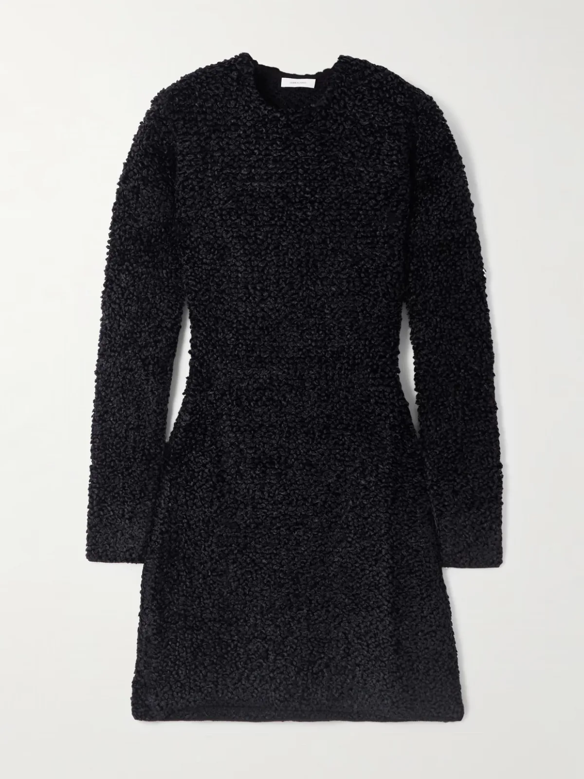 - Jacquard-knit Bouclé Mini Dress -