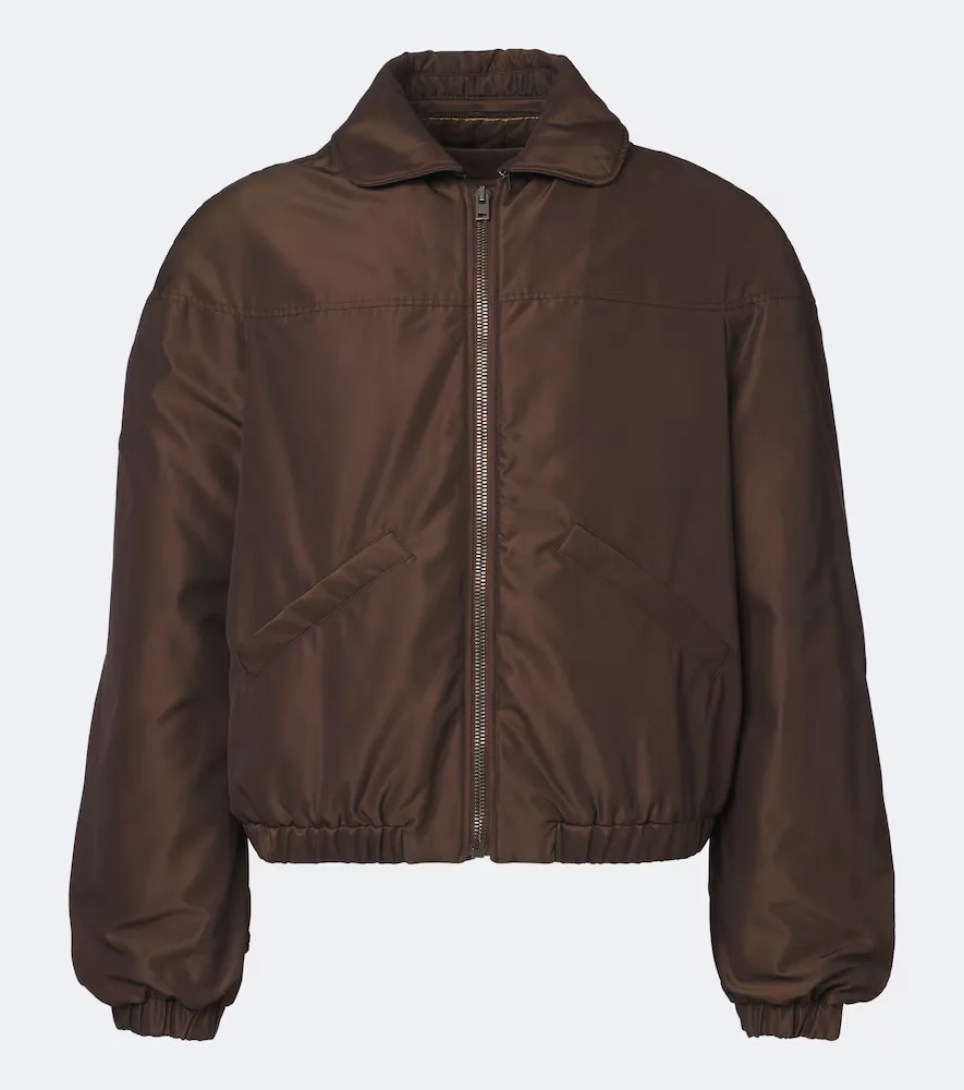 Canvas Blouson Down Jacket